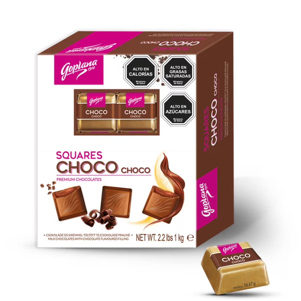 Goplana Bombones Chocolate Relleno Choco 60 Unid