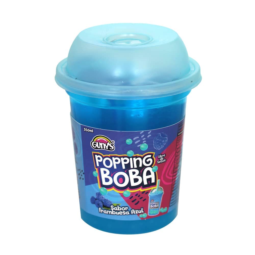 Gunys Popping Boba Frambuesa Azul 350 ml