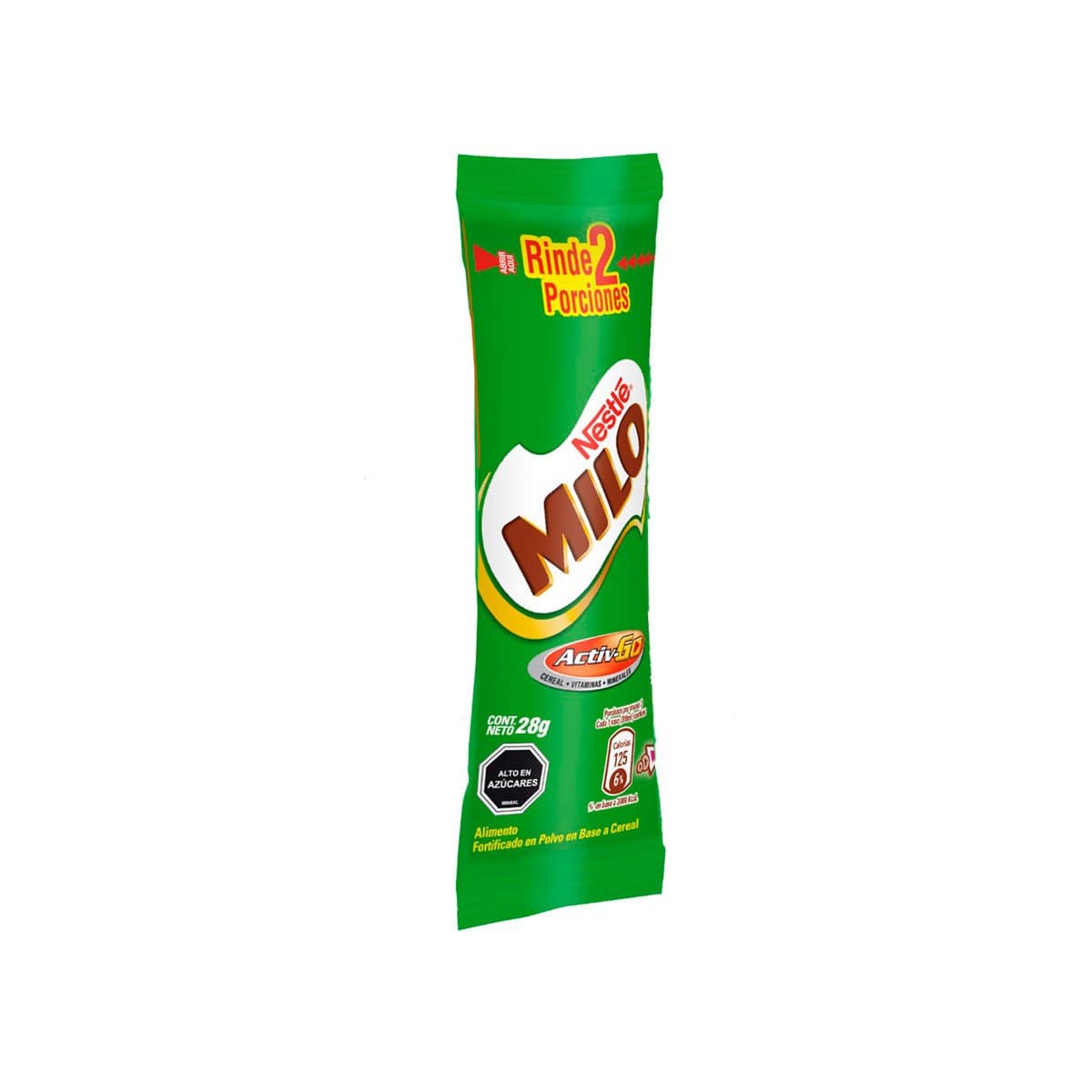 Milo Go-Active Nestle 28 Grs 10 unid