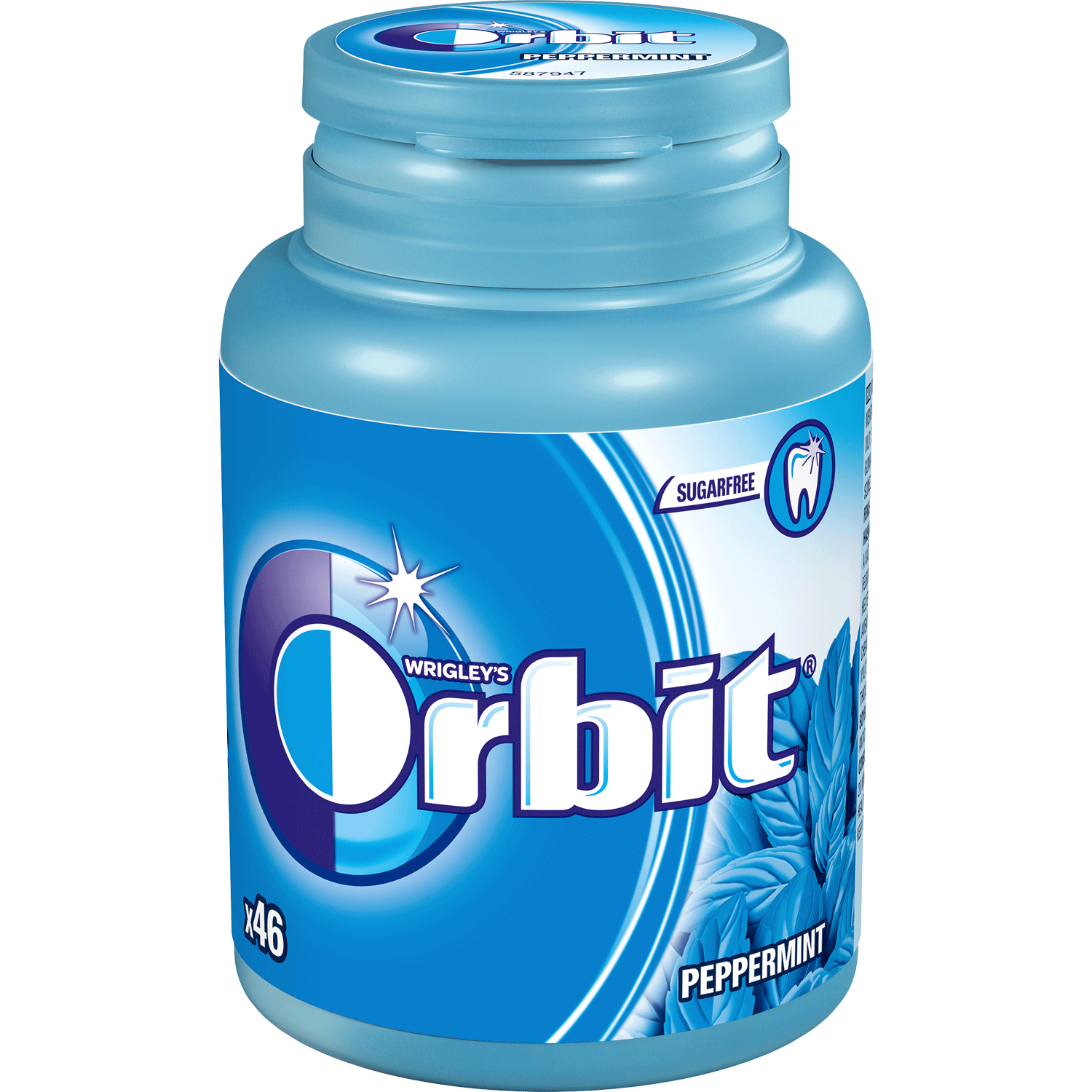 Orbit Botella Peppermint (Azul) 6 Unid