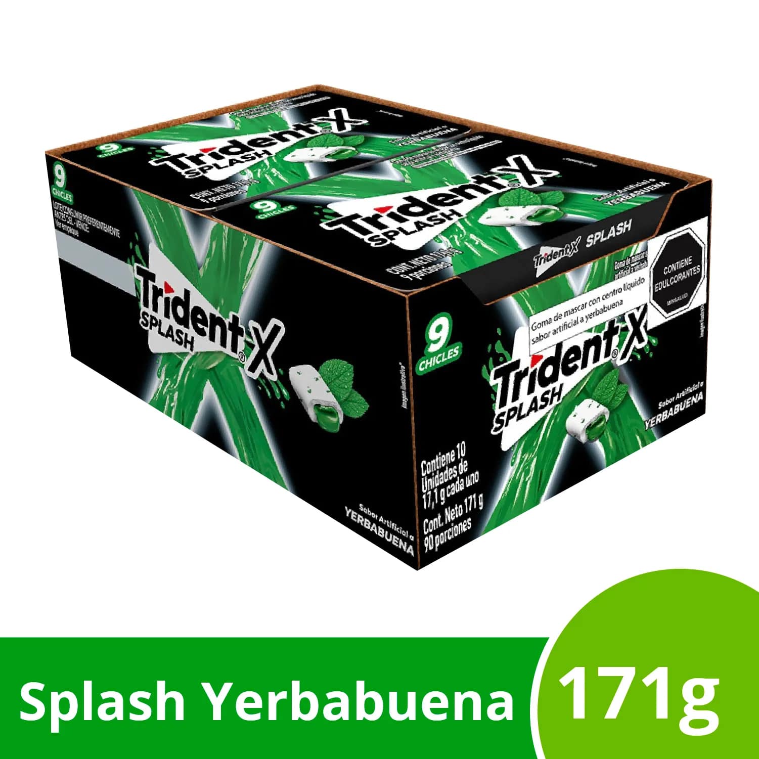 Trident X Splash Yerbabuena 10 UNID