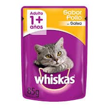 Whiskas Alimento Húmedo Sobre Gato Adulto Pollo 85 Grs