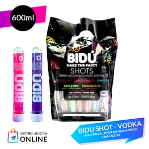 Bidu Shot Bebidas Alcohólicas Mixta 600Ml 20 unid