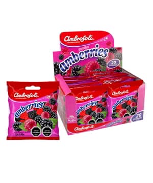 Amberries Gomitas Ambrosoli 25 Grs 20 Unid