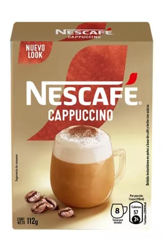 Nescafe Cappuccino 112 Grs 8 unid