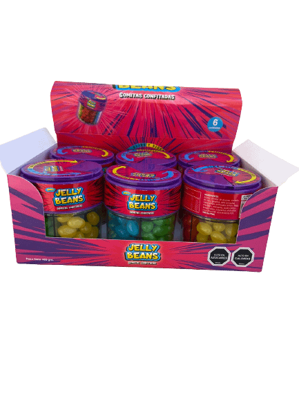 Gomitas Confitadas Jelly Beans 480 Grs 6 Unid