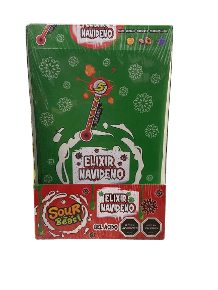 Sour Beast Elixir Gel Acido Navideño 23 Grs 21 Unid