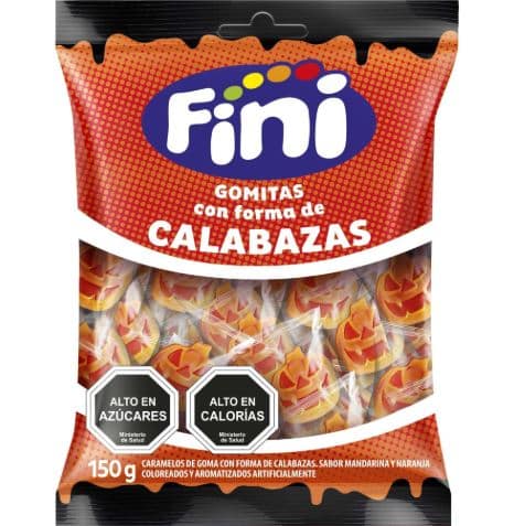 Fini Gomitas Con forma de Calabazas 150Grs