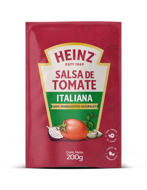 Salsa de Tomate Italiana Heinz 200 Grs
