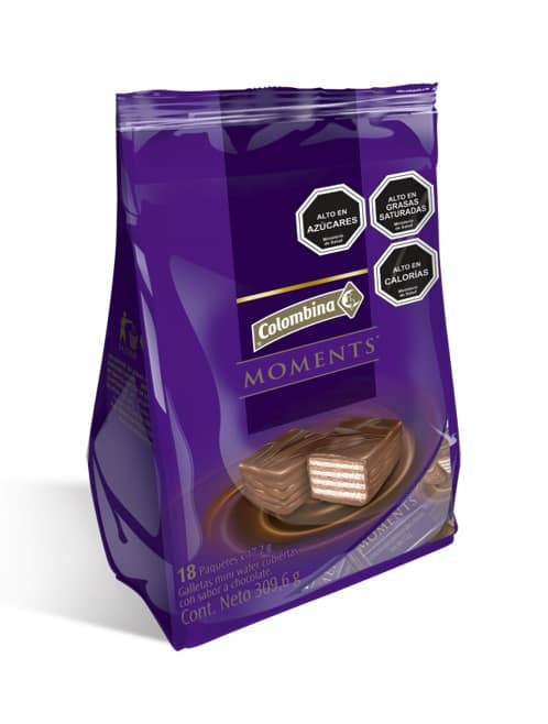 Galletas Cubierta Chocolate Moments 306 Grs