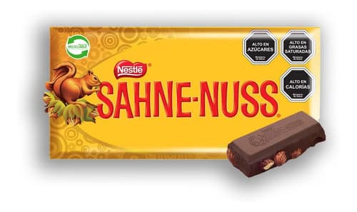 Sahne Nuss Barra Chocolate 250 Grs