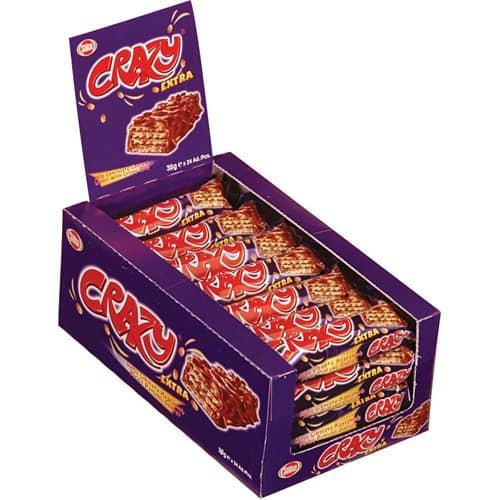 Wafer Chocolate Extra Crazy 30 grs - 24 unid