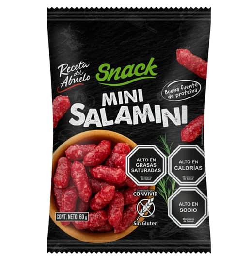 Salamini Snack Receta del Abuelo 50 Grs