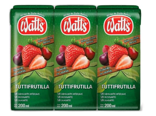 Jugo Watts Tuttifrutilla 200cc 6unid