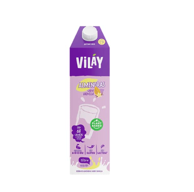 leche de almendras vainilla vilay