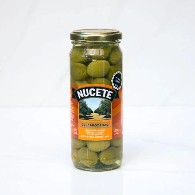 Nucete Aceituna Verde Sin Carozo Frasco 160 Grs