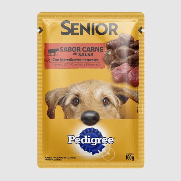 Pedigree Sobre Perro Senior Carne en Salsa 100 grs