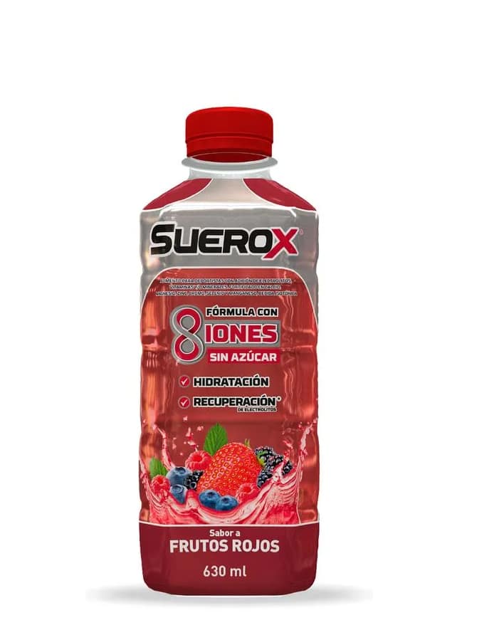 Suerox Bebida Hidratante Sabor Frutos Rojos 630ml