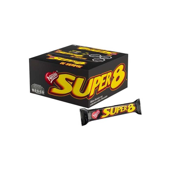 Super 8 Oblea Chocolate 696 Grs 24 unid