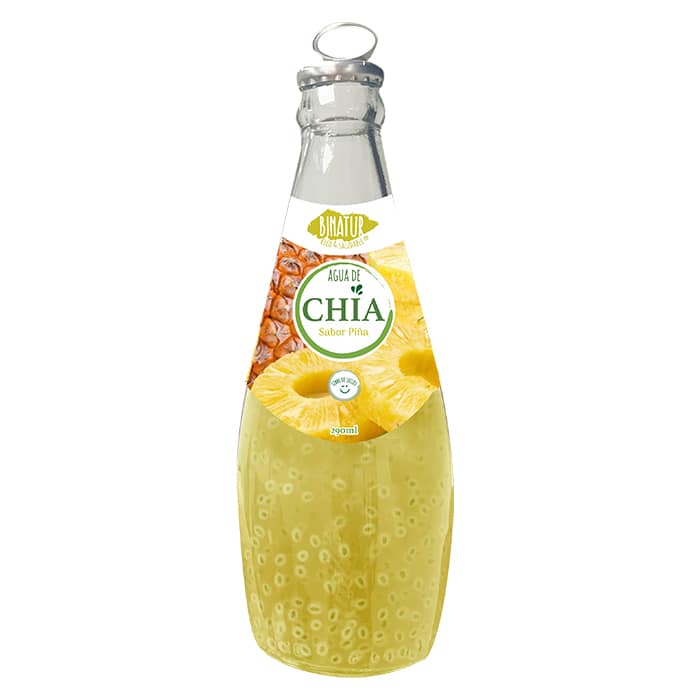 Binatur agua de Chia Piña 290 Ml
