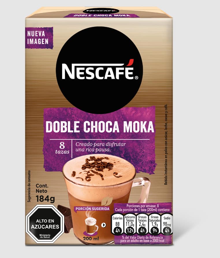 Nescafe Doble Moka 184 Grs 8 unid