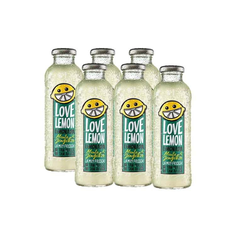 Love Lemon Menta Jengibre 475ml 6 Unid