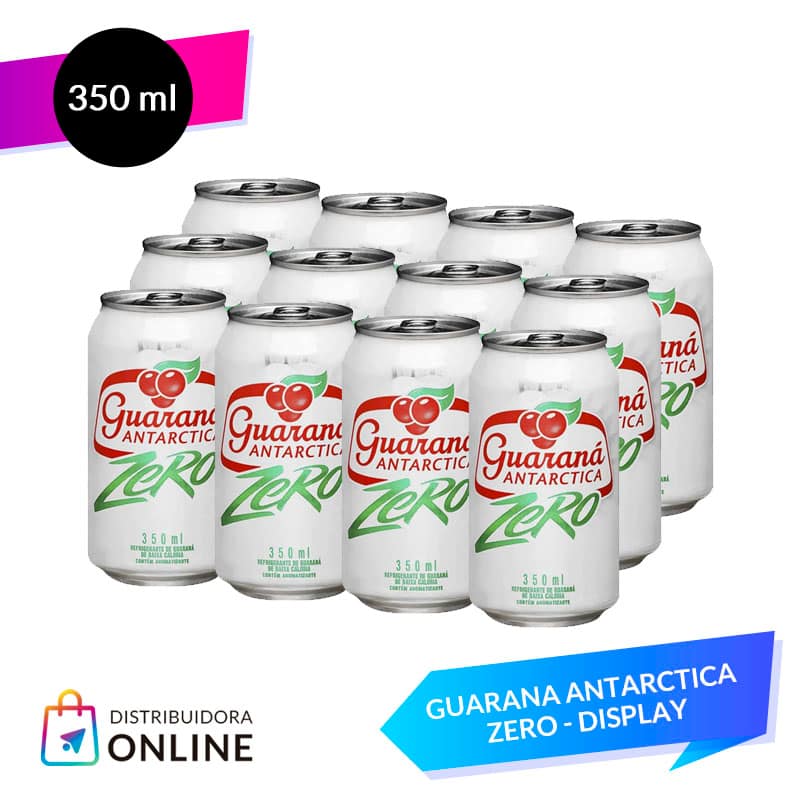 Guaraná Antárctica Zero 350 ml 12 Unid