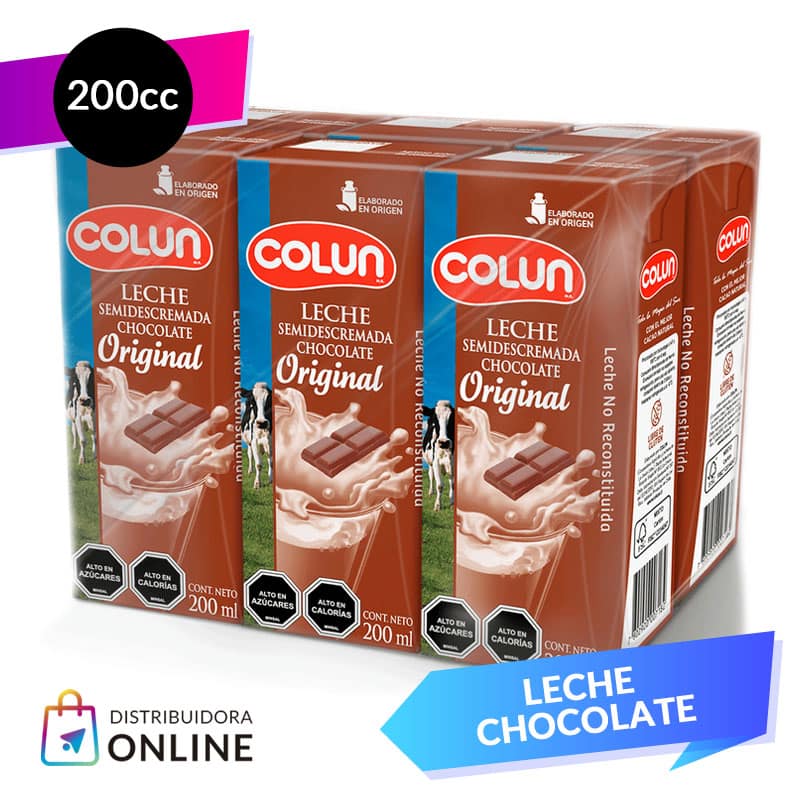 Leche Chocolate Colun 200cc 6 Unid