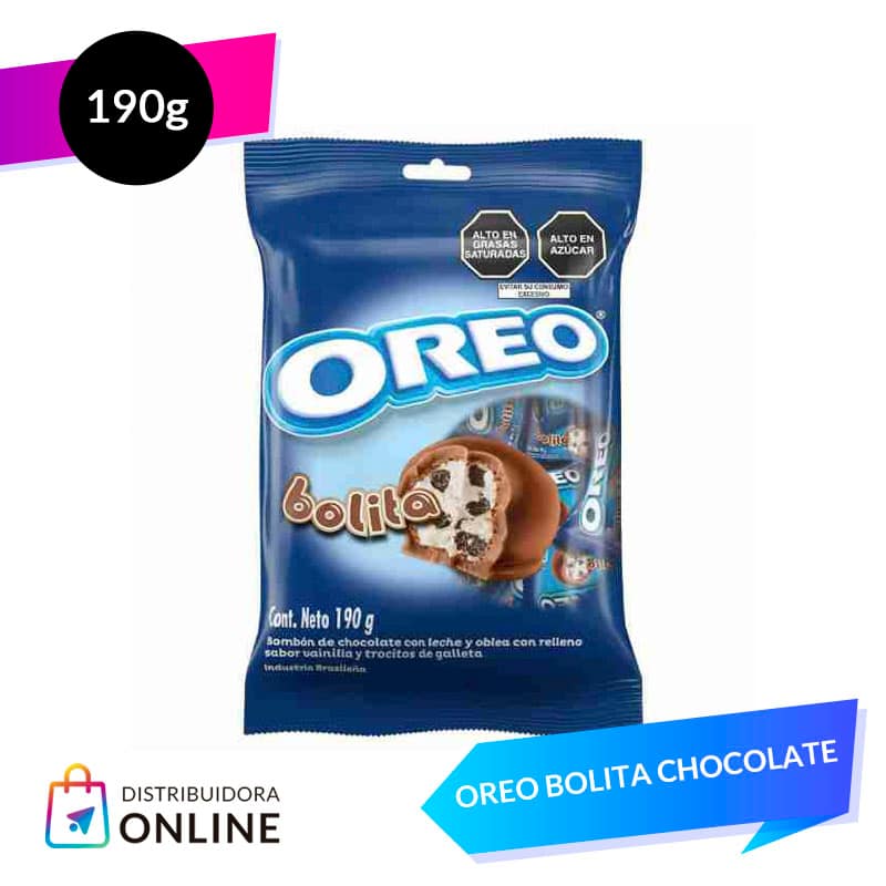 Oreo Bolita Chocolate 10 Unid
