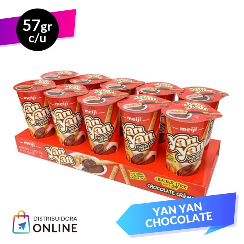 Yan Yan Sabor Chocolate 10 Unid