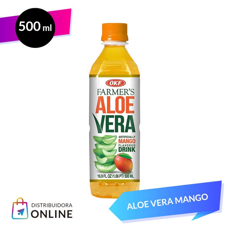 Aloe Vera Mango 500ml 5 Unid
