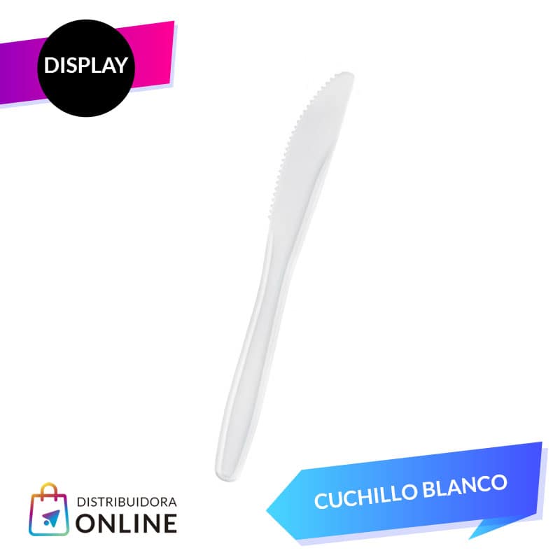 Cuchillo Blanco 100 Unid