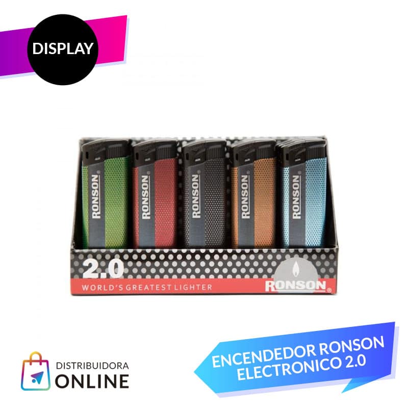 Encendedor Ronson Electronico 2.0 15 Unid
