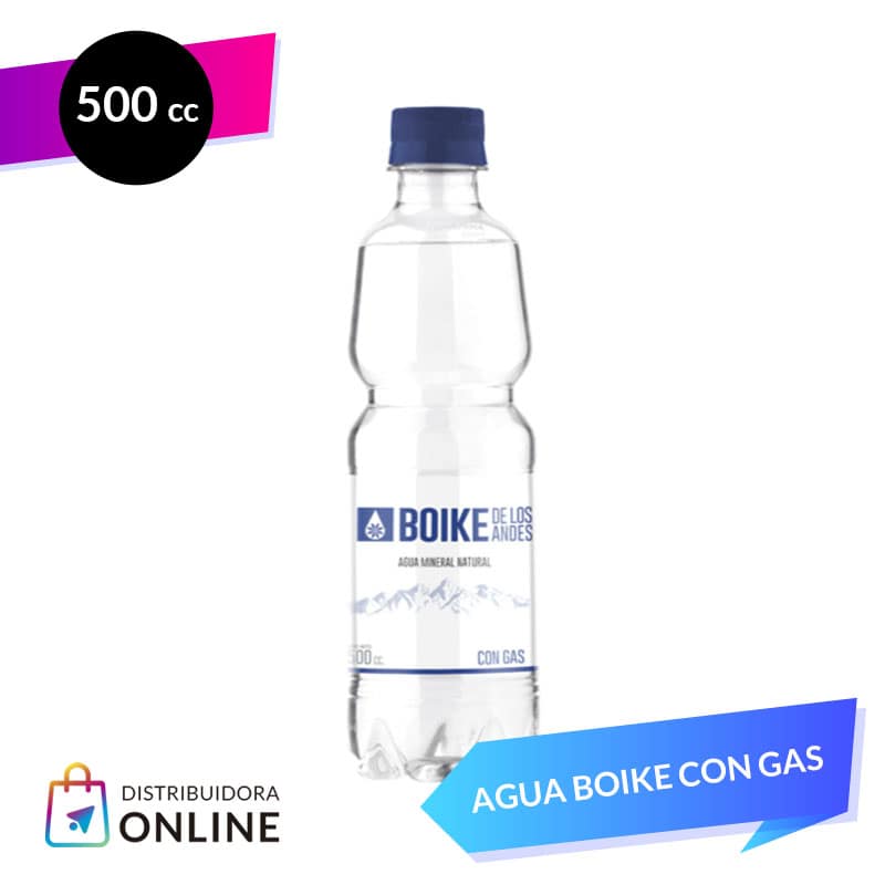 Agua Boike de los Andes Con Gas 500 cc 12 Unid