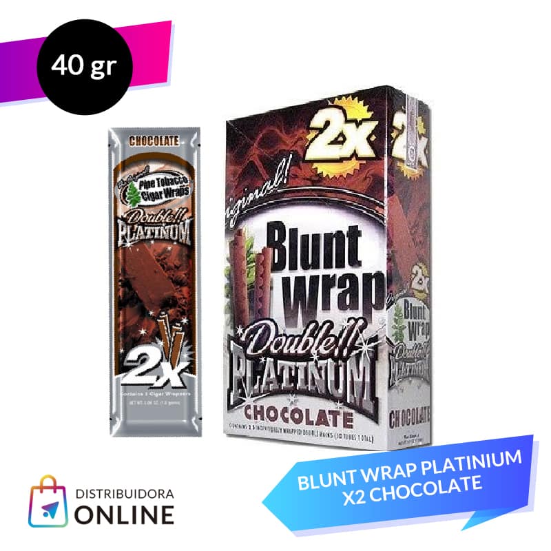 Blunt Wrap Platinium X2 Chocolate 25 Unid 40 g