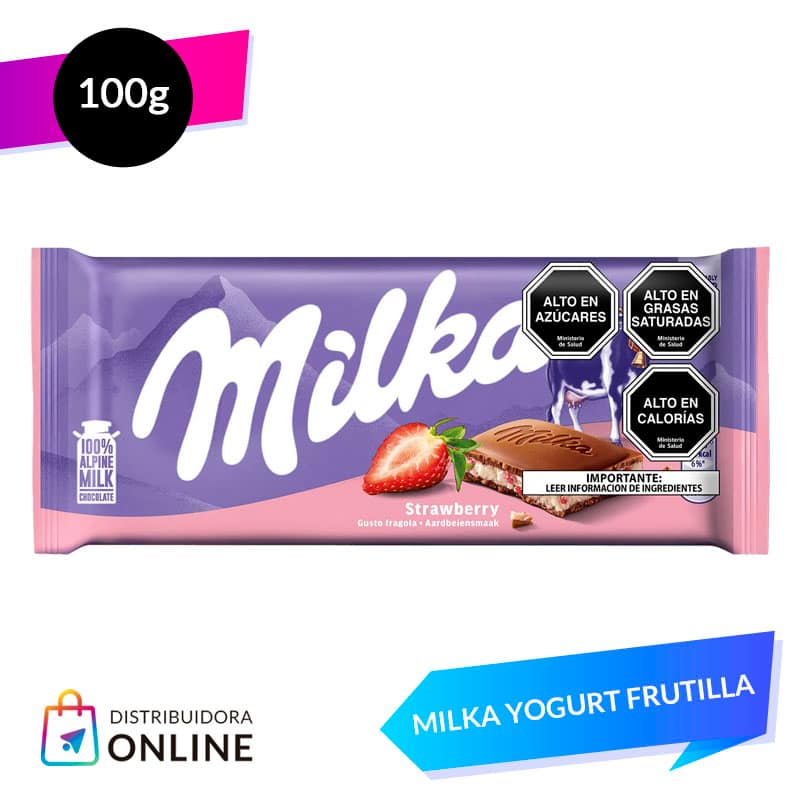 Milka Yogurt Frutilla 100 Grs