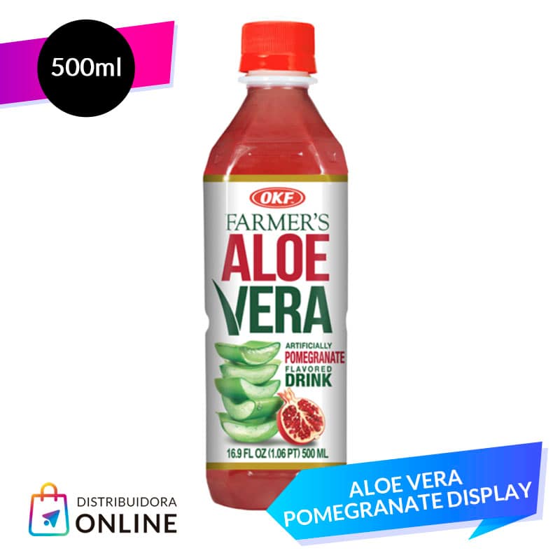 Aloe Vera Pomegranate 500ml 5 Unid