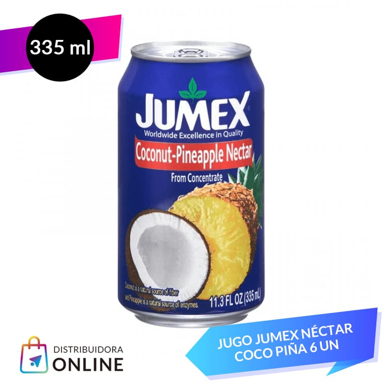 Jugo Jumex Néctar Coco Piña 335 ml 6 Unid