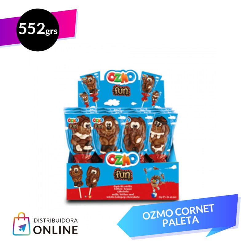 Ozmo Fun Paleta chocolate 24 unid