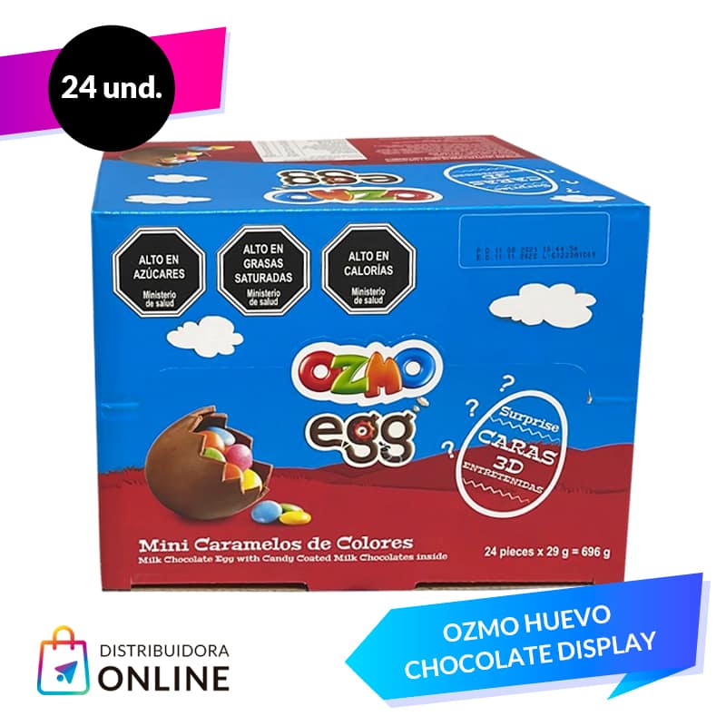 Ozmo Huevo chocolate 24 unid - Imagen 2