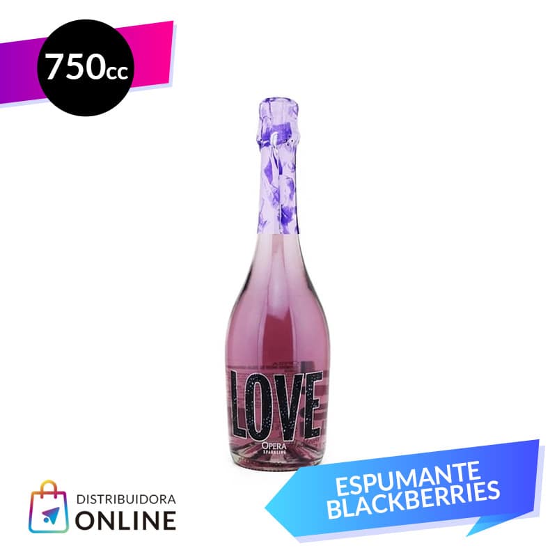 Espumante Opera Love Blackberries 750cc