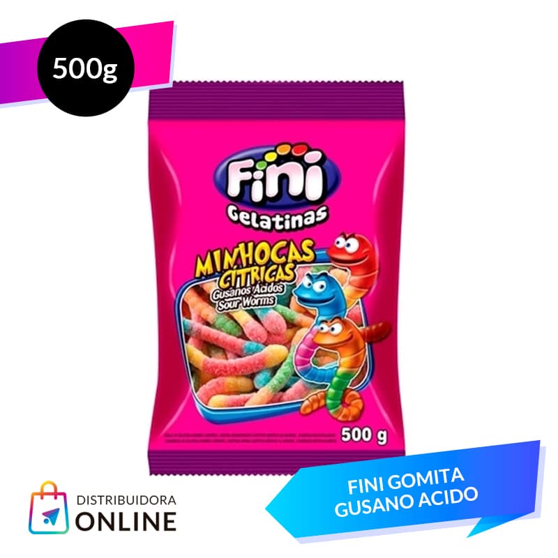 Fini Gomita Gusano Acido 500 grs