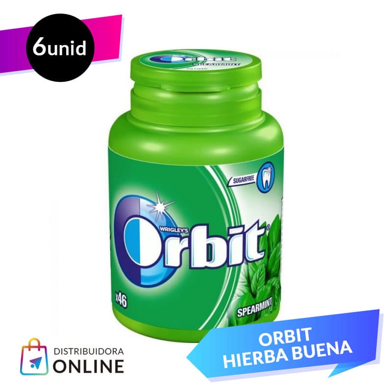 Orbit Botella Hierbabuena (Verde) 6 unid