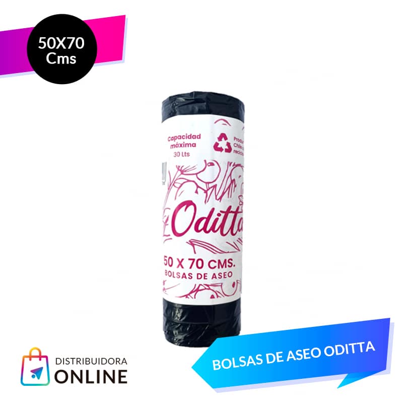 Bolsas de Aseo Oditta 50 x70 Cms 10 unid