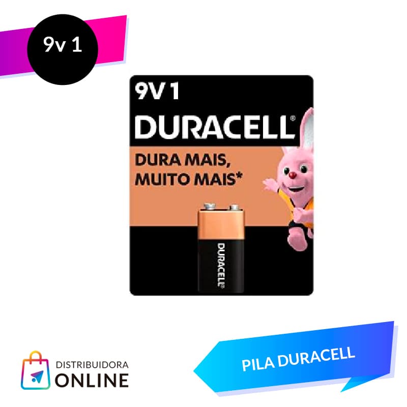 Bateria Duracell 9V 1