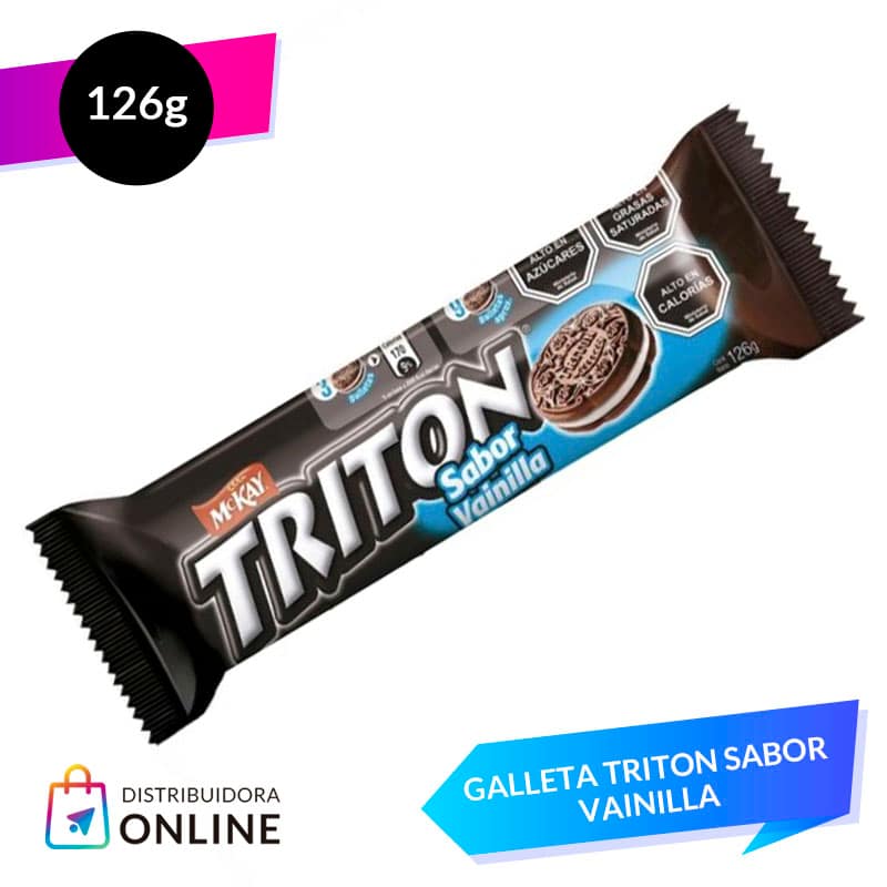 Galleta Triton Sabor Vainilla 126 Grs
