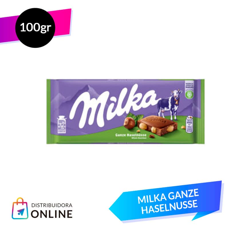 Milka Ganze Haselnusse 100 Grs