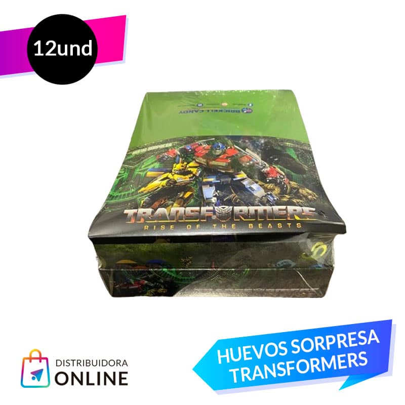 Huevos Sorpresa Transformers 12 unid