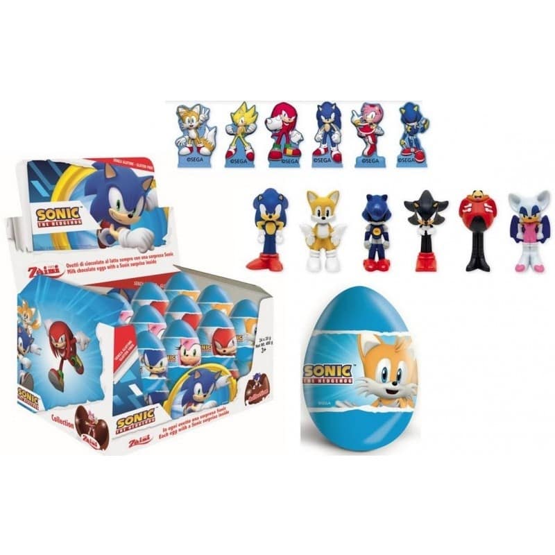 Huevos Sorpresa Sonic 12 unid - Imagen 2