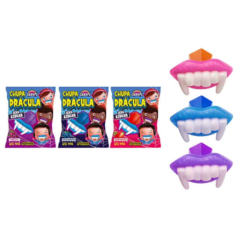 Gunys Chupa Drácula Zero 10grs 30 Unid - Imagen 2